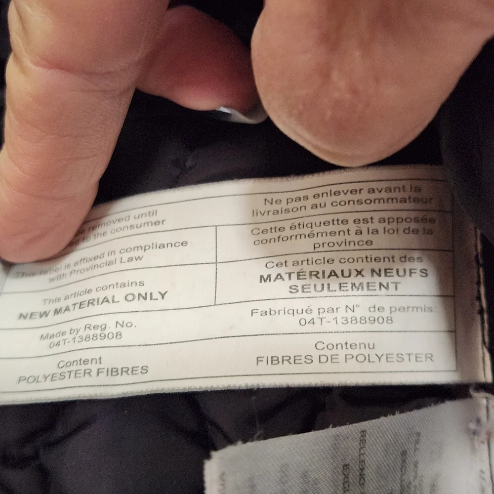 Free County Diamond Quilted Zip Up Black Puffer Vest M